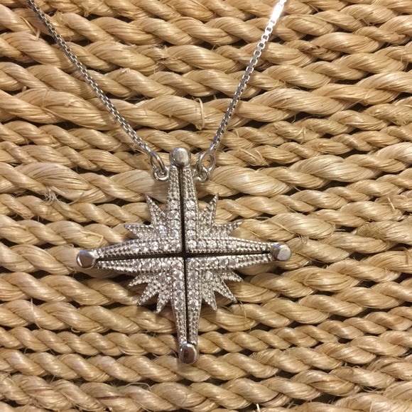 - Sterling silver star of Bethleham Necklace 2 way - Picture 2 of 6